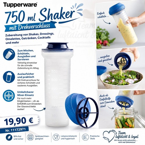 Tupperware shaker 750 - tupperware, mit