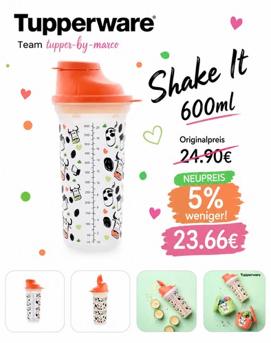 Tupperware shake 600ml - it,