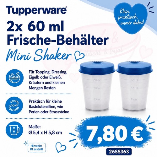 Tupperware mini shaker - tupperware,