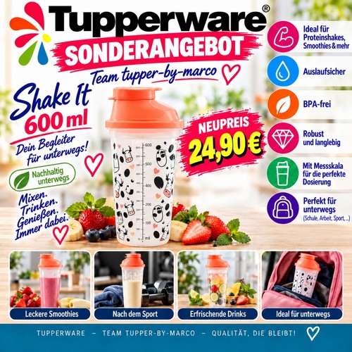 Tupperware shake - tupperware, shake-it