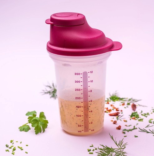 Tupperware shaker 350ml pink - 350ml,